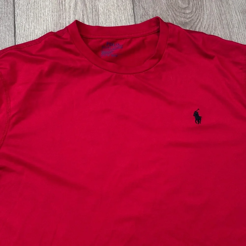 Polo Ralph Lauren Performance T-Shirt Mens XL Red Active Gym Casual